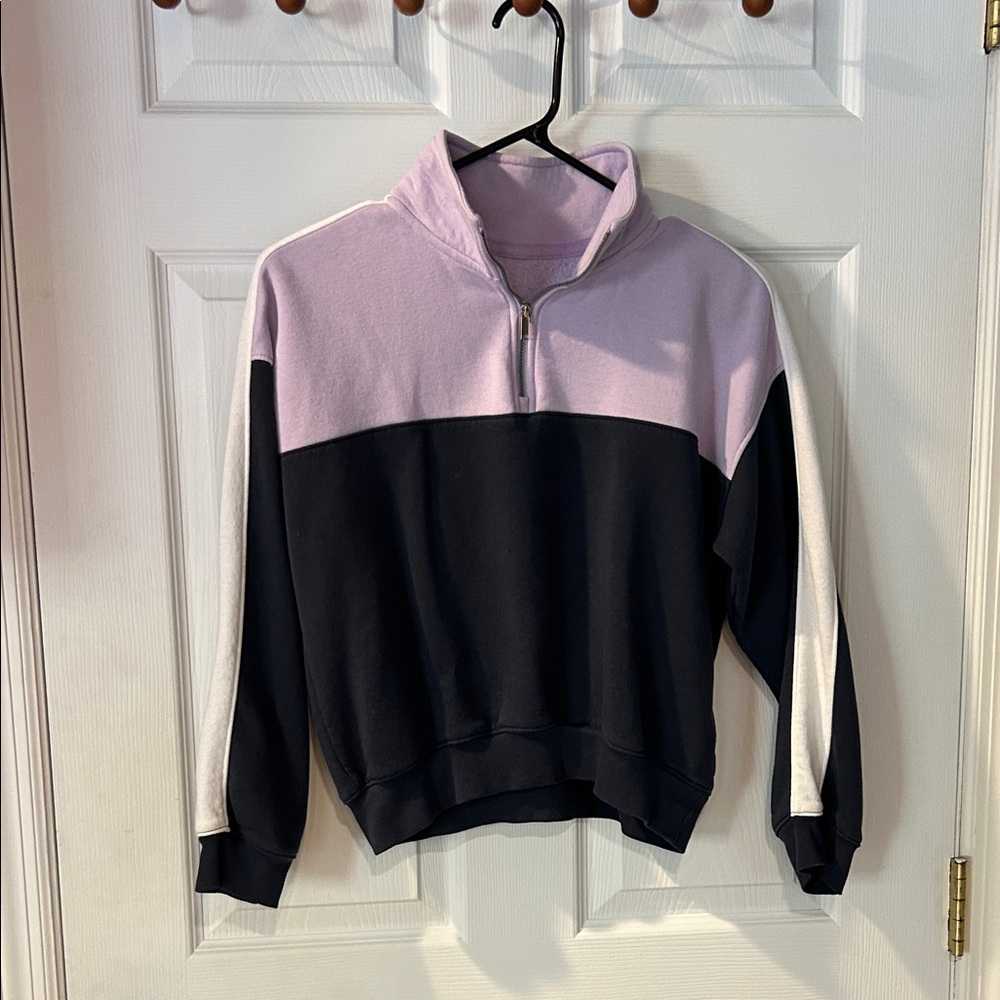 Old Navy Girl’s Colorblock Quarter-Zip Pullover